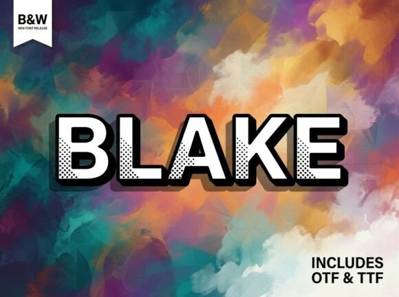Blake: A Decorative Typeface for Bold Statements