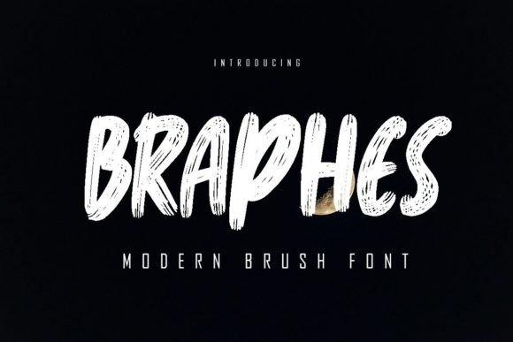 Braphes: A Display Font That Feels Like a Brushstroke
