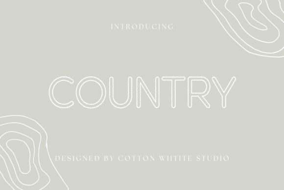 Country: The Rustic Sans Serif With Timeless Character