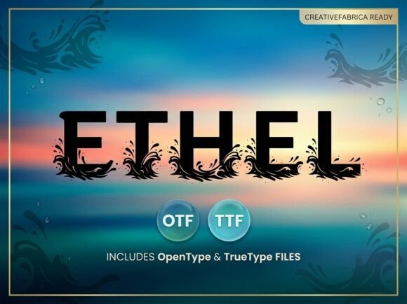 Ethel: A Display Typeface That Commands Attention