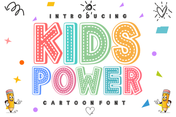 Kids Power: Capturing Strength and Playfulness in Display Typography