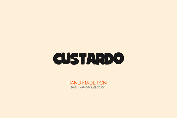 Meet Custardo: The Chunky Display Font with Personality
