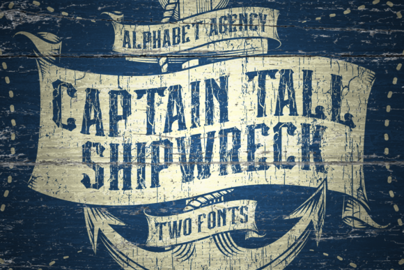Set Sail with Confidence: The Captain Tall Ship Typeface