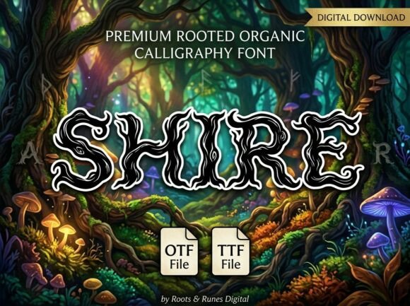 Shire: A Display Font That Commands Attention