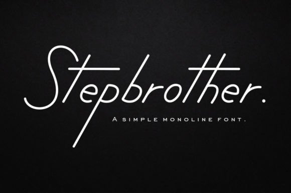 Stepbrother: An Elegant Handwritten Font for Timeless Design