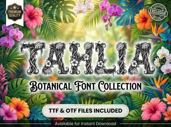 Tahlia: Where Typography Meets the Tropical Canopy