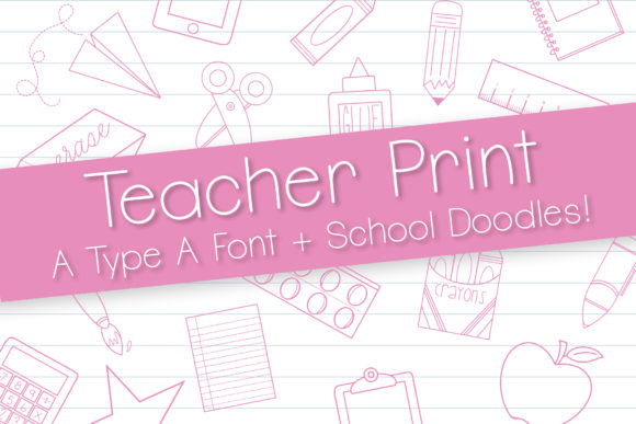 Teacher Print: The Clean, Readable Font for Modern Projects