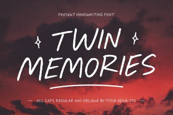 Twin Memories: A Handwritten Marker Font with Authentic Charm